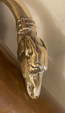 Load image into Gallery viewer, Bracelet, Antique Hunt Designs Exclusive 19th c. Fox & Hound Wrap Style Cuff, in White or Yellow Bronze