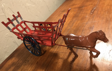 Load image into Gallery viewer, Toy, Vintage French Haywagon