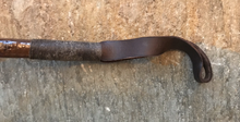 Load image into Gallery viewer, Whip-Crop, Hunting Antique Knobby Wood Cubbing Or Rat catcher Hunt Crop w engraved, Sterling (1800’s) Banded Collar