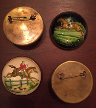 Load image into Gallery viewer, Brooches, Bridle Rosettes, Vintage-Antique