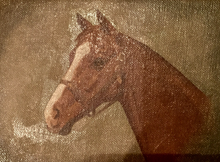 Load image into Gallery viewer, Box w Original Oil Portrait by C. Frederick Sitzler, Jr. (1949-1990)