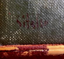 Load image into Gallery viewer, Box w Original Oil Portrait by C. Frederick Sitzler, Jr. (1949-1990)