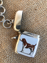 Load image into Gallery viewer, Necklace, AH designed Sterling Hound Vesta Case on Toggle Chain
