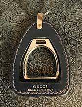 Load image into Gallery viewer, Gucci Stirrup Leather Key Fob