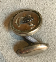 Load image into Gallery viewer, Cufflinks, Jack Russell terrier crystals