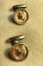 Load image into Gallery viewer, Cufflinks, Jack Russell terrier crystals