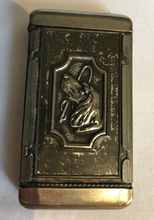 Load image into Gallery viewer, Vesta case with Foxhound & Hunt Crop, 1900’s, Desk Conversation Piece