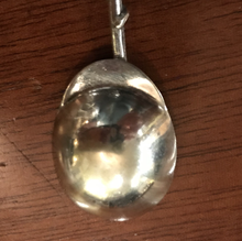 Load image into Gallery viewer, Bar/Tableware, Silver Condiment Spoon with whip & helmet