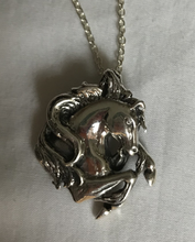 Load image into Gallery viewer, Pendant, Sterling Galloping Horse