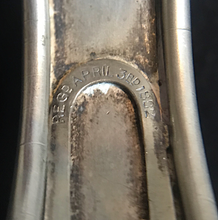 Load image into Gallery viewer, Bracelet, unmarked 800? silver, hand engraved & signed by maker, April 3, 1882