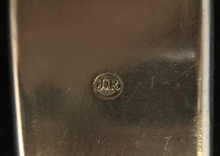 Load image into Gallery viewer, Bracelet, unmarked 800? silver, hand engraved & signed by maker, April 3, 1882