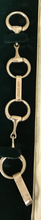Load image into Gallery viewer, Bracelet, sterling snaffle bits, superb workmanship, hallmarked 1996