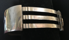 Load image into Gallery viewer, Bracelet, buckle, sterling, hallmarked 1885, hand engraved