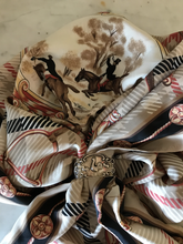 Load image into Gallery viewer, Scarf ring or Napkin ring, sterling, with chickens