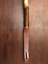 Load image into Gallery viewer, Whip-Crop Hunting Sterling clad hook end, antique, *new keeper