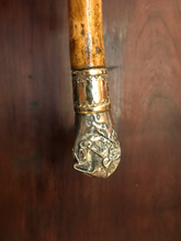 Load image into Gallery viewer, Whip-Crop Hunting Sterling clad hook end, antique, *new keeper