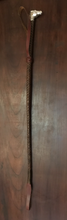 Load image into Gallery viewer, Whip-Crop, Unique Sterling horse head riding crop, vintage, for show or pleasure