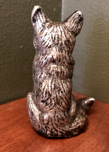 Load image into Gallery viewer, Hood Ornament, Car/Bonnet Mascot, Vintage chrome over bronze fox