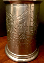 Load image into Gallery viewer, Bar/Tableware, Tankard, Fox handle, Sheffield English pewter w foxhunting scene