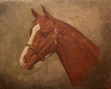 Load image into Gallery viewer, Box w Original Oil Portrait by C. Frederick Sitzler, Jr. (1949-1990)