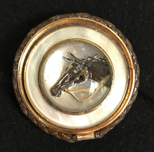 Load image into Gallery viewer, Reverse Crystal Brooch, Vintage Horse