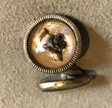 Load image into Gallery viewer, Cufflinks, Jack Russell terrier crystals