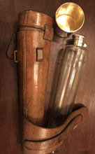 Load image into Gallery viewer, Flask, Fabulous Antique with silver plated, hinged top and cup