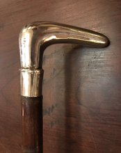 Load image into Gallery viewer, Whip-Crop, Hunting, Sterling hook end, double collars & Croc skin grip, beautiful & unique