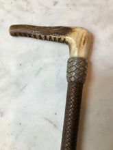 Load image into Gallery viewer, Whip-Crop, Hunting, 19th C, woven shaft and sterling basket weave collar, PERFECT Collector’s condition