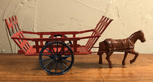 Load image into Gallery viewer, Toy, Vintage French Haywagon
