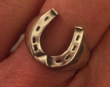 Load image into Gallery viewer, Ring, Vintage Sterling Horse Shoe
