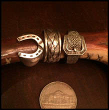 Load image into Gallery viewer, Ring, Vintage Sterling Horse Shoe
