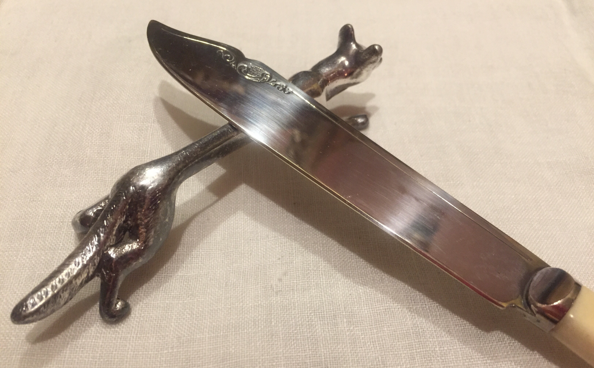 Knife Rests: Fox Vintage Silver plate, sold individually – The Antique Hunt