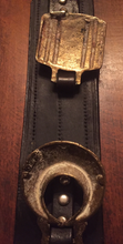 Load image into Gallery viewer, Harness Brasses on Antique Martingale Strap
