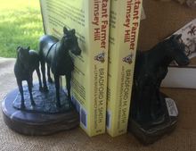 Load image into Gallery viewer, Bookends, Mare &amp; Foal on Marble base
