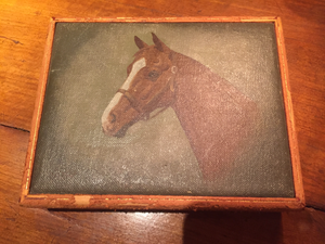 Box w Original Oil Portrait by C. Frederick Sitzler, Jr. (1949-1990)