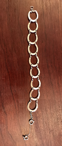 Bracelet, 9kt rose gold horse shoe design, 1900-1940