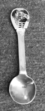 Load image into Gallery viewer, Bar/Tableware, Silver, horse head salt spoon
