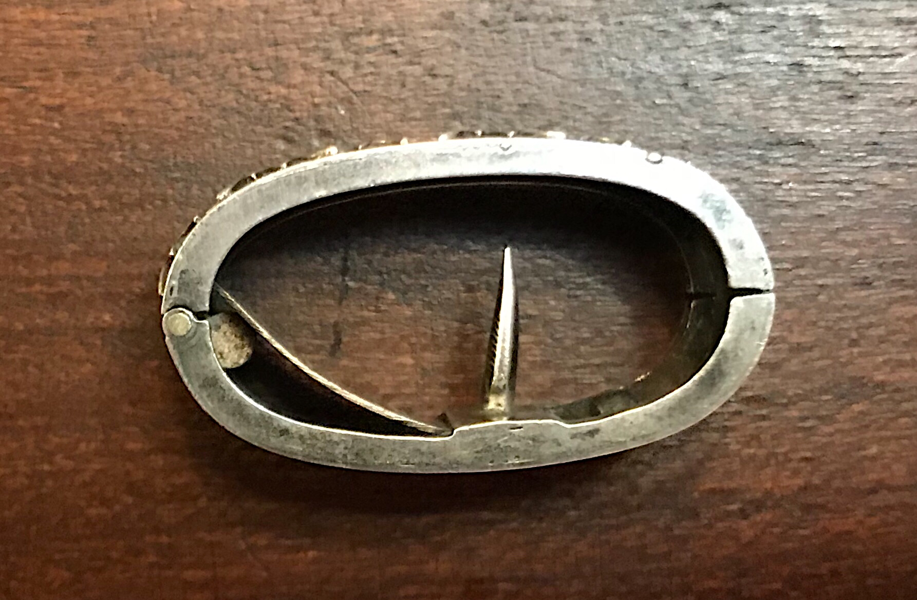 Sterling Silver Scarf Buckle, Ring