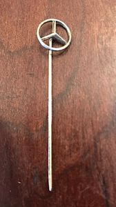 Stickpin, vintage Mercedes ornament, petite, lapel-tie pin