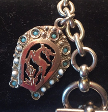 Load image into Gallery viewer, Bracelet, AH designed 19th c 9 kt gold stag charm bracelet
