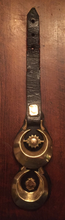 Load image into Gallery viewer, Harness Brasses on Antique Martingale Strap
